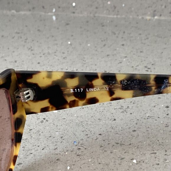 NOUVELLE VAGUE S117 LINDA 52 RARE VINTAGE '80s sunglasses FRAMES ONLY tortoise - Picture 5 of 7